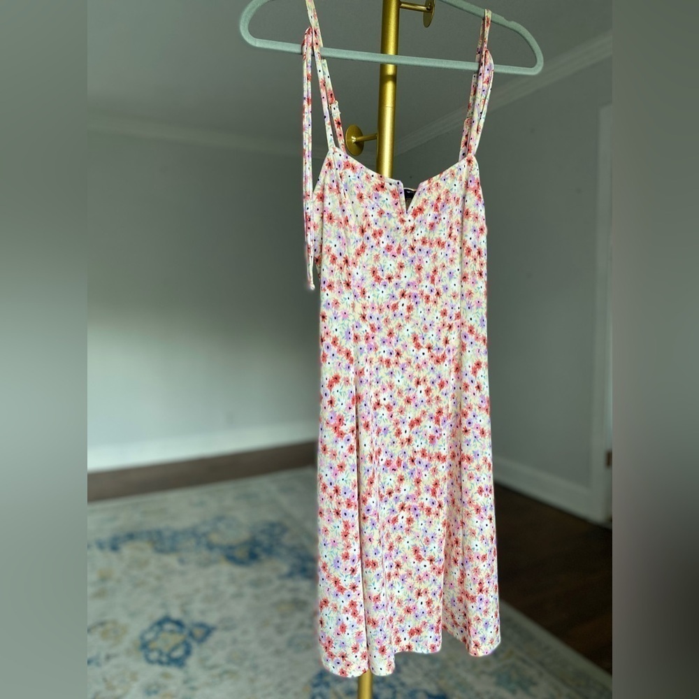 As U Wish Ditsy Floral Sundress Castlecore Coquette Fairy Garden Quiet Luxury‎